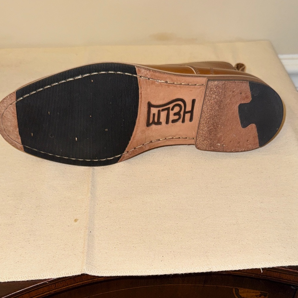 Helm Zind Tan Leather Chukka Boots for Men - Picture 11 of 12